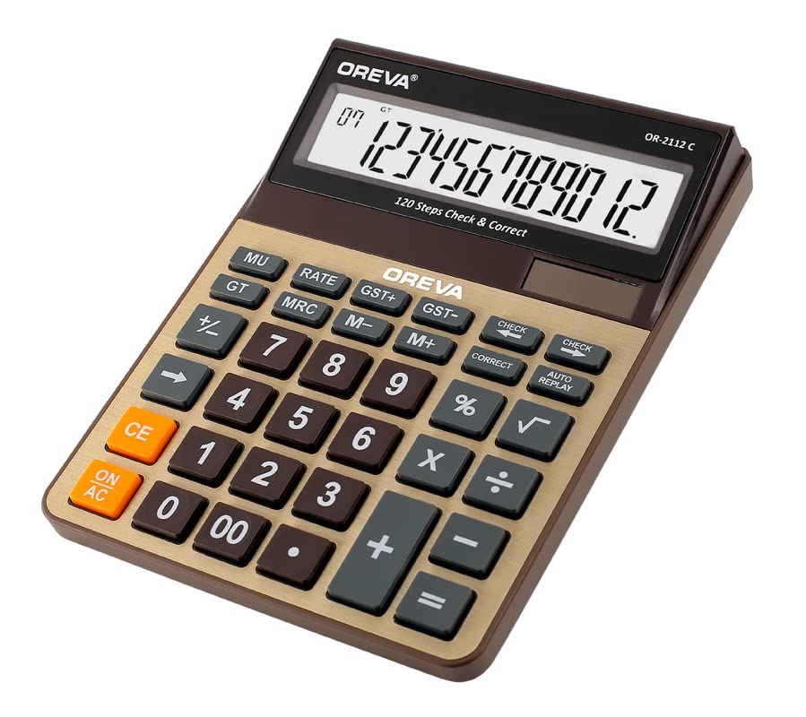 Oreva GST Calculator ORC-2112C Large Display 12 Digit (B10)