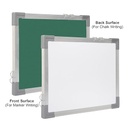 White & Green Board 1x1.5 Feet