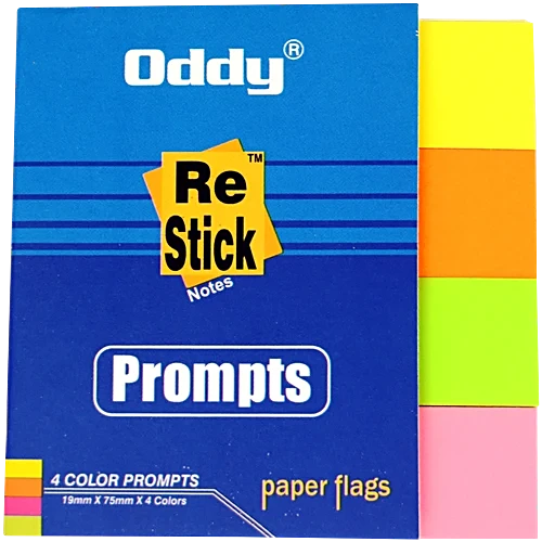 Oddy Sticky Notes 1"x3" 4 Colours (B110)