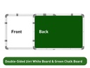 White & Green Board 2x3 Feet