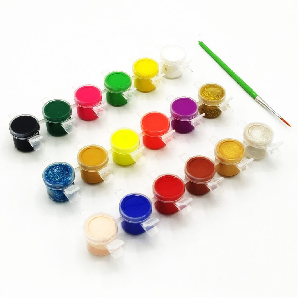 Pidilite Rangeela Tempera Water Colours 18 Shades (B80)