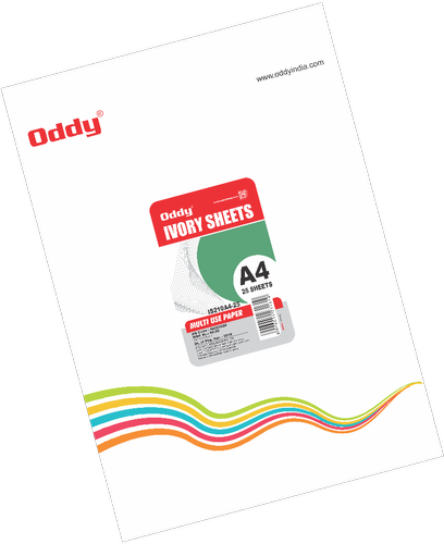 Oddy Ivory Sheet White A4 210 Gsm-Pack Of 25 (B140)