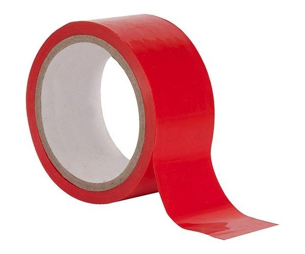Redking Red Colour Cellotape 2 Inch 48mm x 36 Meter-Pack Of 6