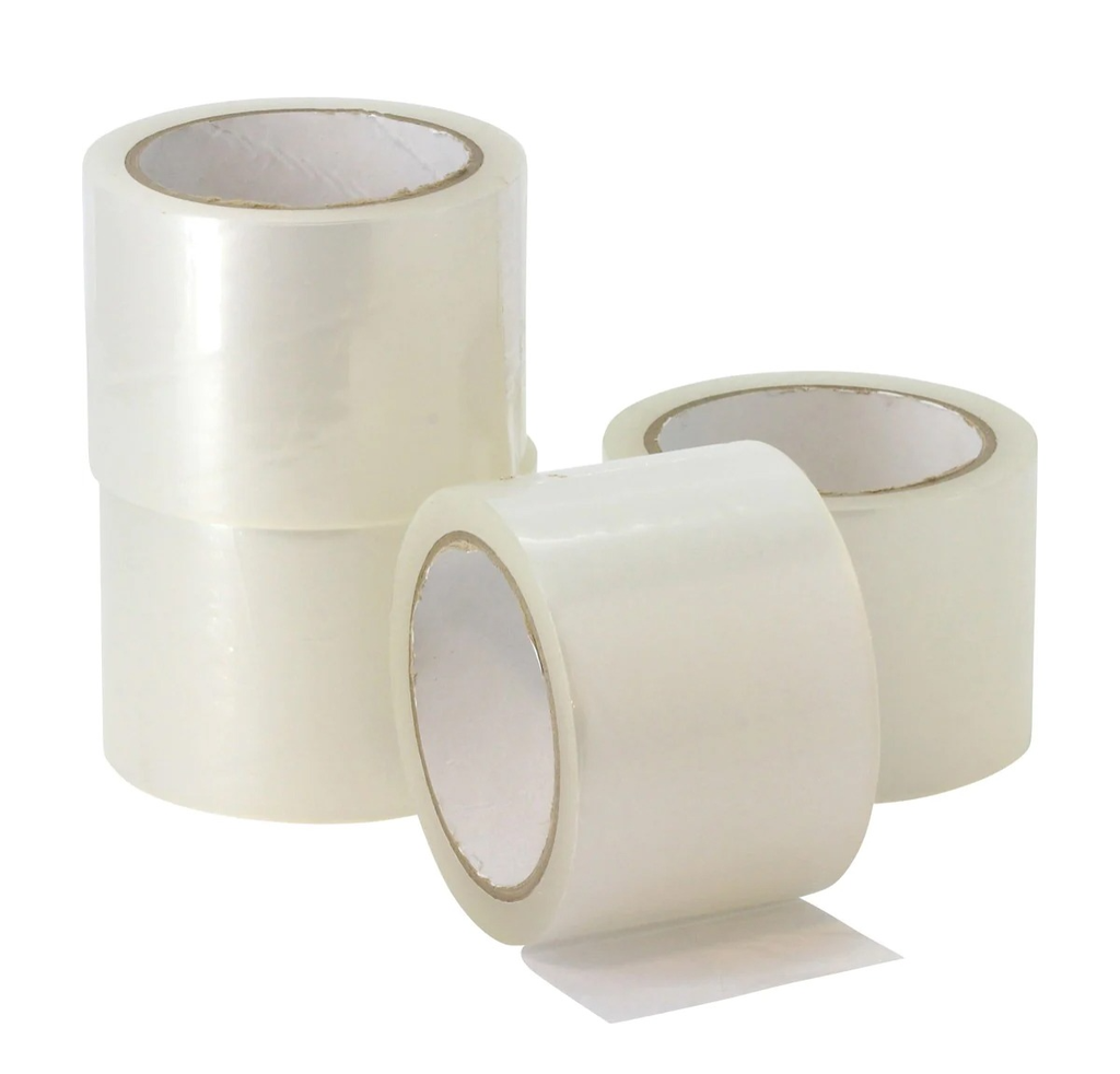 Redking Transparent Cello Tape 3 Inch 72mm x 36 Meter-Pack of 4
