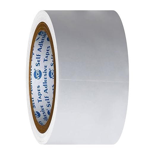 Kansuee Double Side Tissue Tape 2 Inch 48mm x 20 Meter-Pack of 6 (B12)