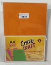 INC Fluorescent Paper Orange A4 80 Gsm Pack Of 100 (B120)