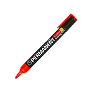 Camlin Permanent Marker Red-Pack Of 10 (B60)