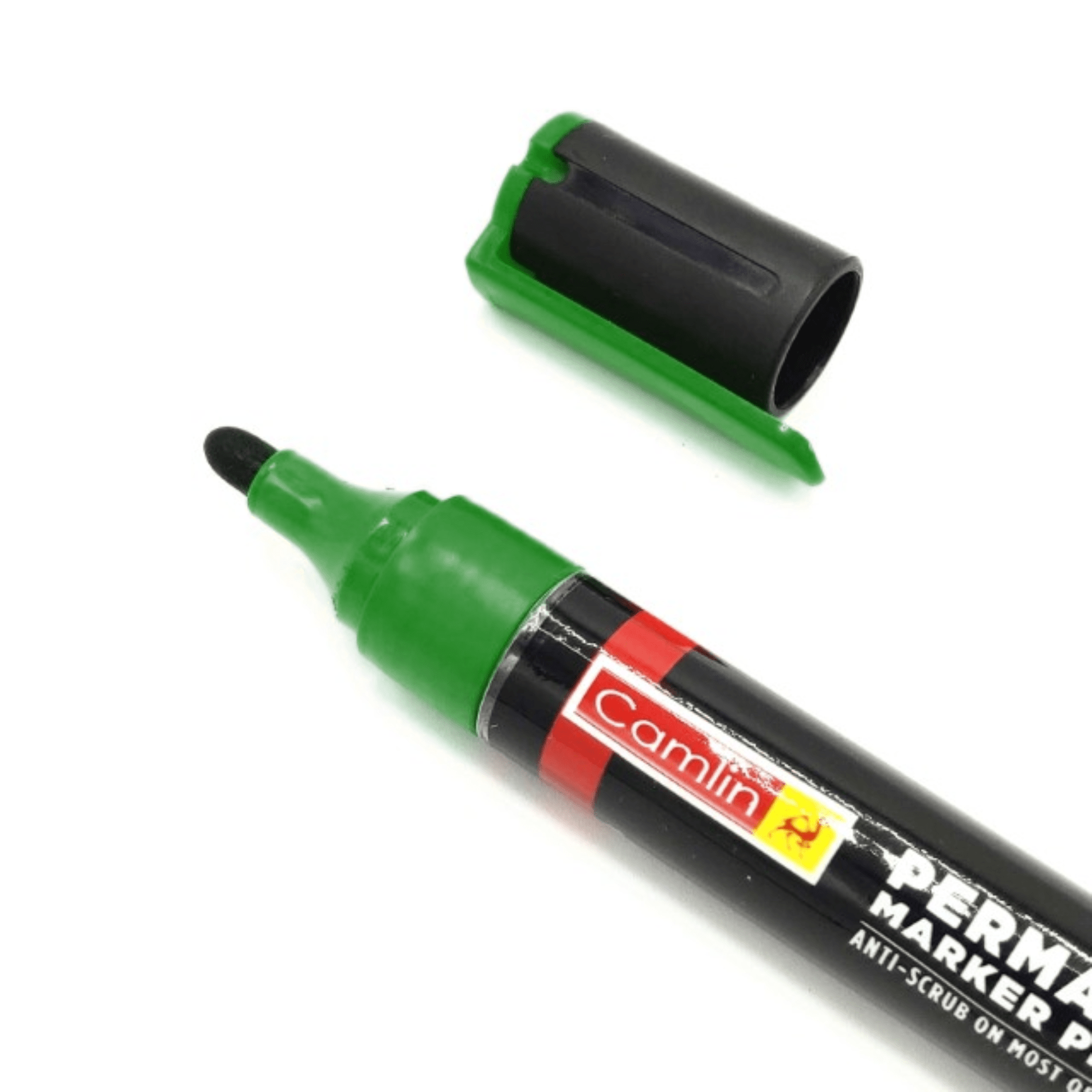 Camlin Permanent Marker Green-Pack Of 10 (B60)