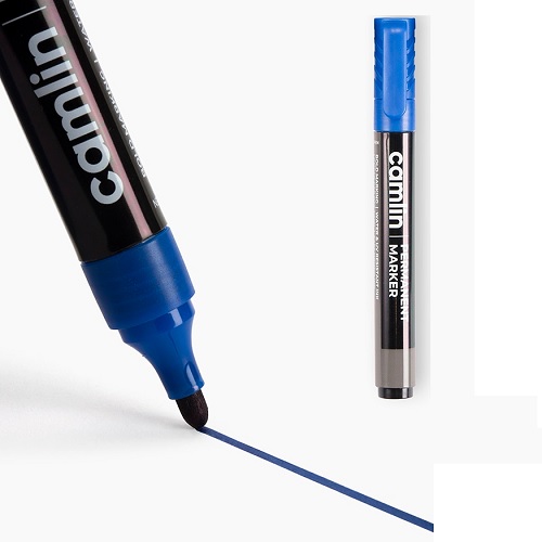 Camlin Permanent Marker Blue-Pack Of 10 (B60)