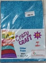 Glitter Foam Sheet A4 Firozi 1.75mm Pack Of 10 (B200)