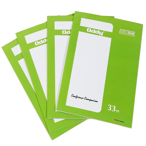 Oddy Conference Pad One Side Ruled 10 Sheet 1/8, 60 Gsm-Pack Of 25 (B24)
