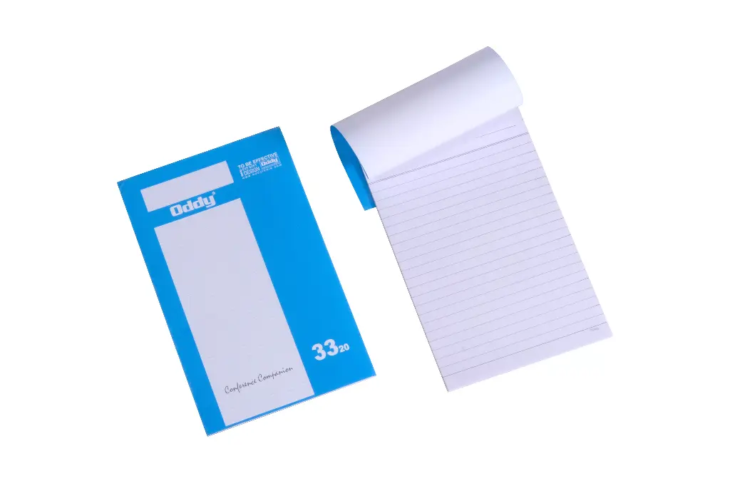 Oddy Conference Pad Double Side Ruled 20 Sheet 1/8, 60 Gsm-Pack Of 25 (B16)