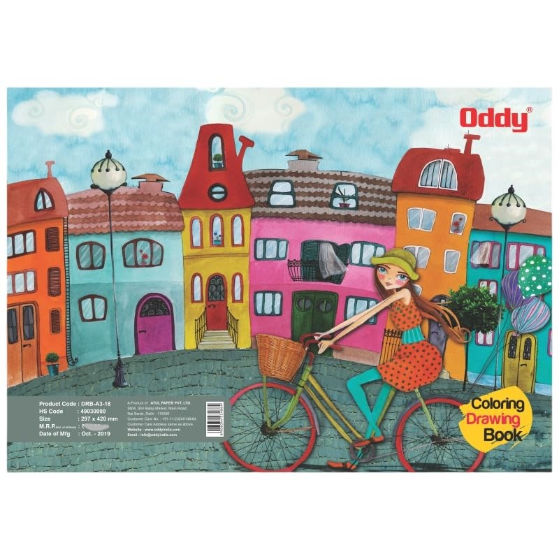 Oddy Drawing Sketch Book A3 Size 36 Page (B40)