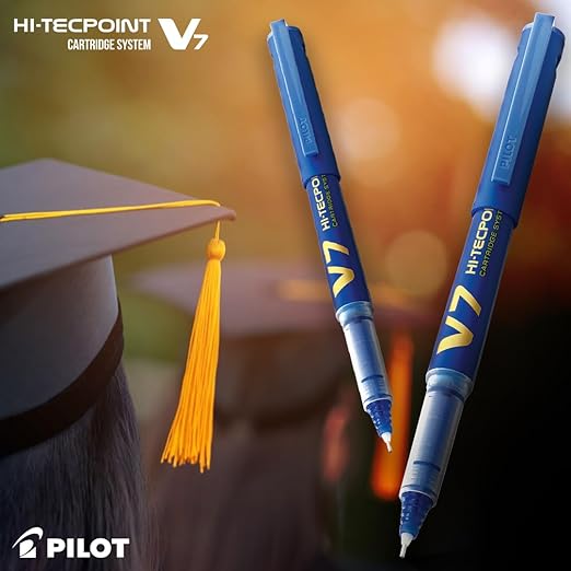 Pilot Pen Hi-techpoint V7 0.7mm Blue Refillable Cartridge (B12)