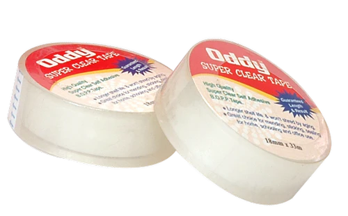 Oddy Stationery Tape 18mm x 33 Meter / SCT-1833 (B12)