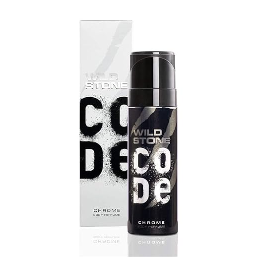 Wild Stone Chrome Code Body Perfume Spray 120ml/97g (B24)