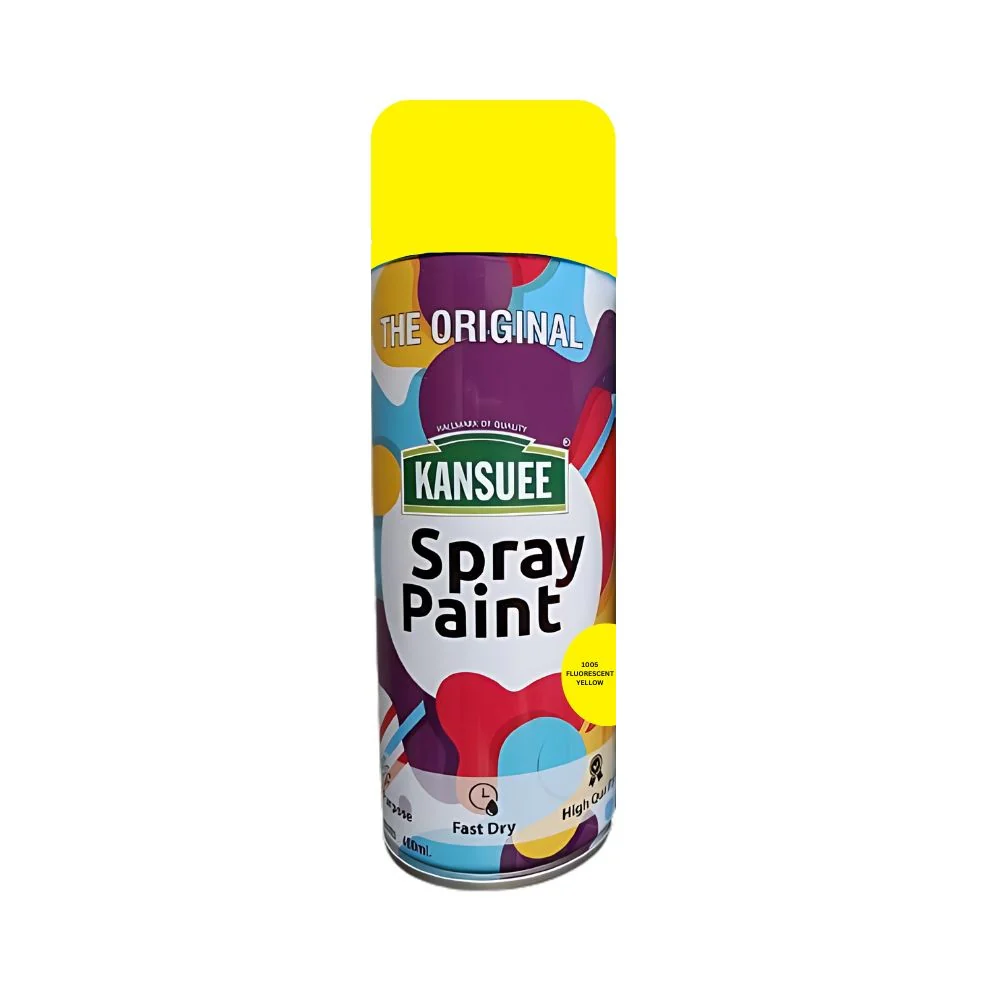 Kansuee Spray Paint 1005 Fluorescent Yellow 400ml (B12)