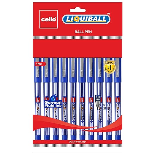 Cello Liquiball Ball Pen Blue 1mm (B100)XXX