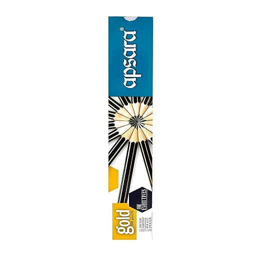 Apsara Gold Pencils-Pack Of 10 (B400)