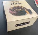 Cake Box Multi Printed 8x8x5-Pack Of 50 (500gm Cake)