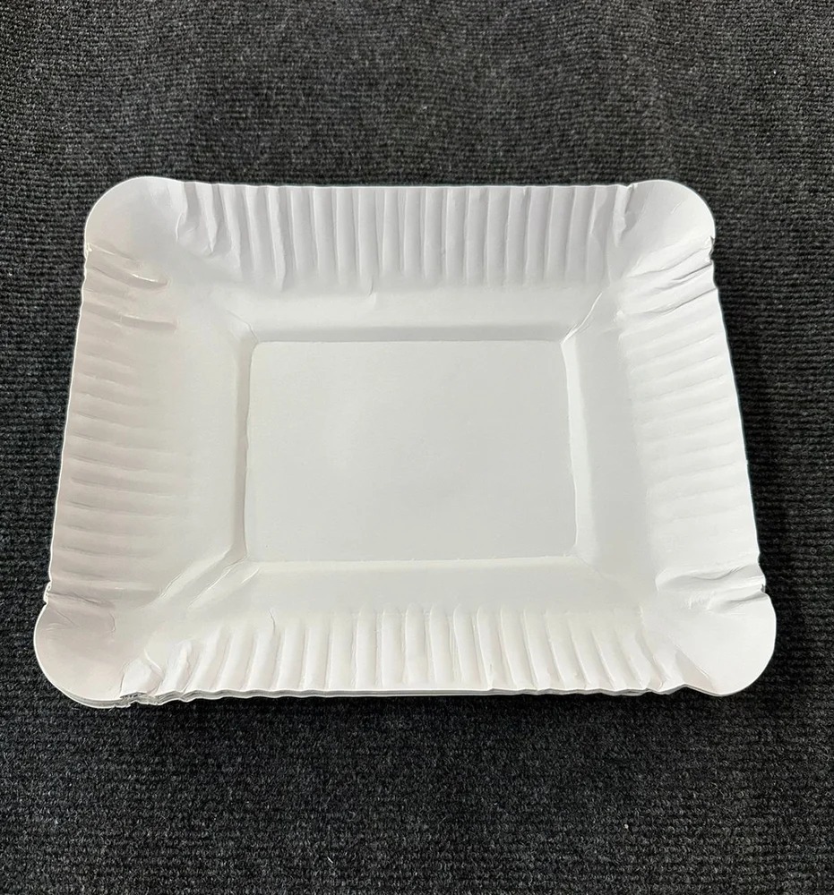Paper Plates 7x7 Inch Square FBB-Pack Of 25