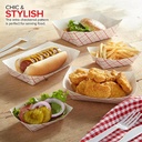 Paper Food Boat Tray 5.25x3.25x2.25-Pack Of 50