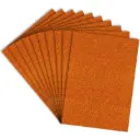 Glitter Foam Sheet A4 Orange 2mm Pack Of 10 (B200)