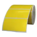 Lemon Yellow 38mmx38mm/2up (1.5x1.5 Inch) 2440 Sticker Ribbon Barcode Label (B48)