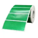 Green 70mmx30mm/1up (2.8x1.2 Inch) 1515 Sticker Ribbon Barcode Label (B48)