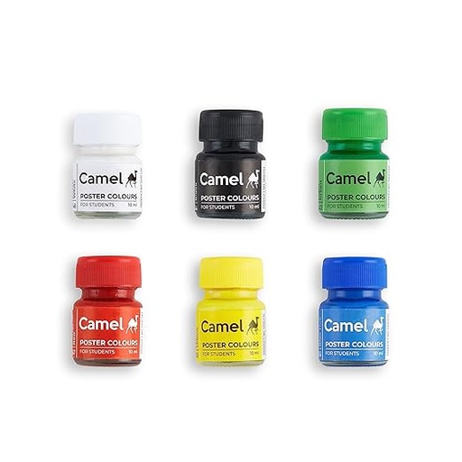 [P5190] Camel Poster Colours 6 Shades (B64)