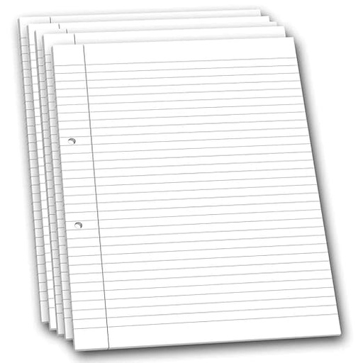 [P4741] Project Paper A4 Plain Double Side Ruled Paper-Pack of 80 (B25)