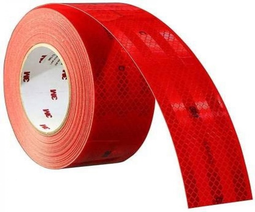 [P5642] Kansuee Reflective Radium Tape Red 2 Inch 48mm x 22 Meter (B72)