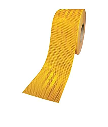 [P5644] Kansuee Reflective Radium Tape Yellow 2 Inch 48mm x 22 Meter (B72)