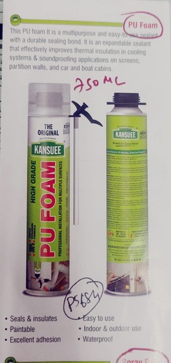 [P5682] Kansuee PU Foam 750ml (B12)