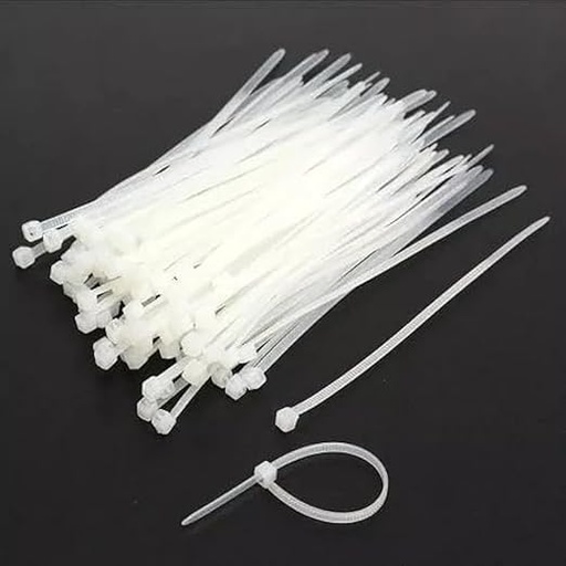 [P3805] Locking Cable Ties 4.8x250mm-Pack Of 100