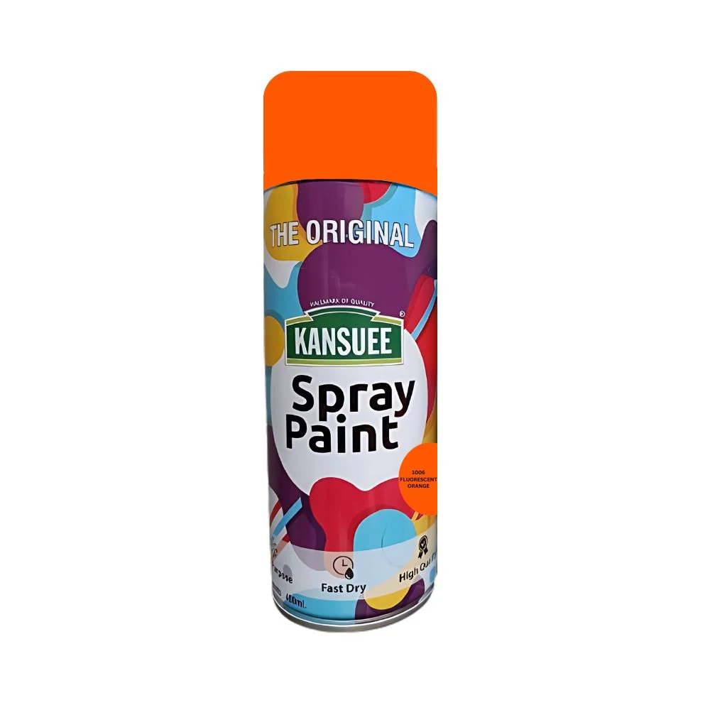 [P5716] Kansuee Spray Paint 1006 Fluorescent Orange 400ml (B12)