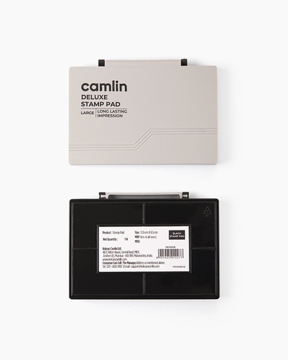 [P3144] Camlin Stamp Pad Small Black No.1 88x54mm (B10)