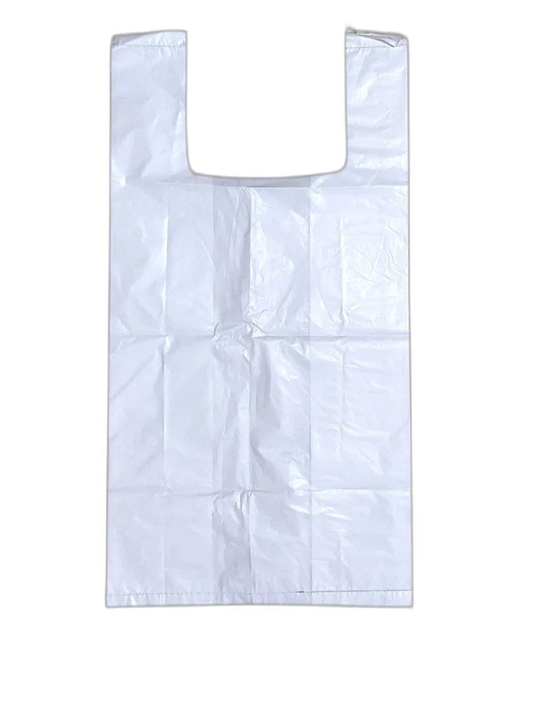 [P6138] Milky White Plastic Carry Bag 16x20 (1 Kg)
