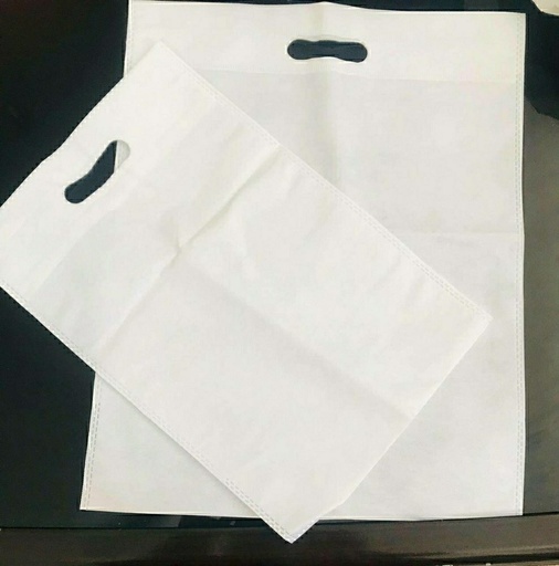 [P6186] 10x14 Non Woven D Cut Carry Bag-Pack Of 100