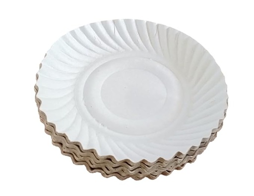 [P6360] Paper Plates (No.1) 9.75 Inch Round FBB-Pack Of 25