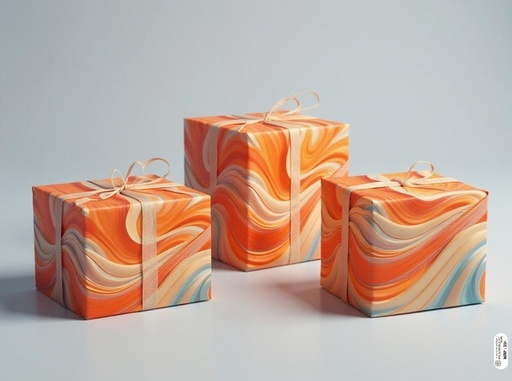 [P6382] Chromo Gift Wrapping Paper (301 No.) 19.75x27.5-Pack Of 25 (B75) XXX