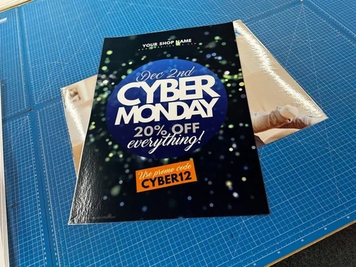 [P6482] 250 Gsm Art Card Front & Back With Lamination Mix Job 1000 Pcs (Per Square Inch Rate)