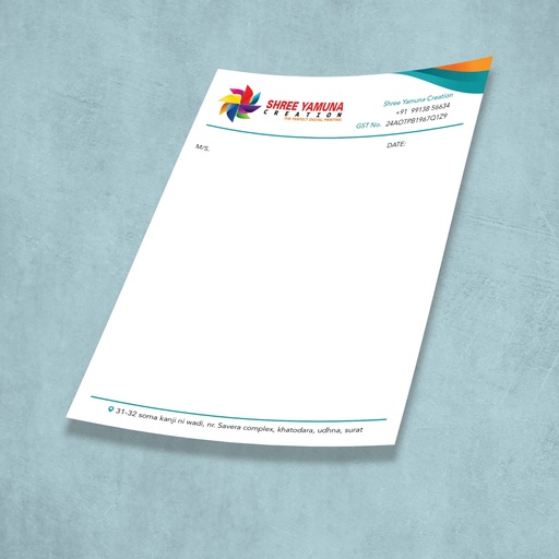 [P6504] A4 Letterhead Alabaster Paper One 100 Gsm Single Side 500 Pcs