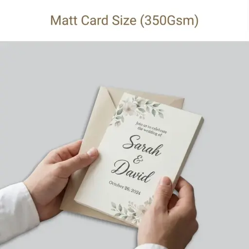 [P6574] 350 Gsm Matt Card Mix Job 1000 Pcs (Per Square Inch Rate)