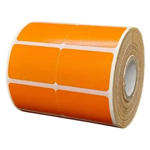 [P4311] Orange 38mmx50mm/2up (1.5x2 Inch) 1880 Sticker Ribbon Barcode Label (B48)