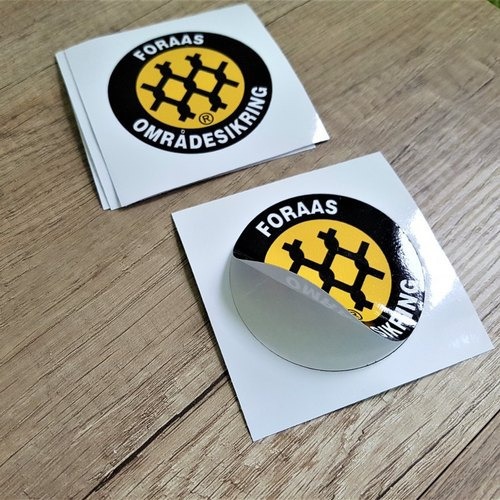 [P6567] PVC Transparent Sticker Multi Colour Print 1000 Pcs (Per Square Inch Rate)