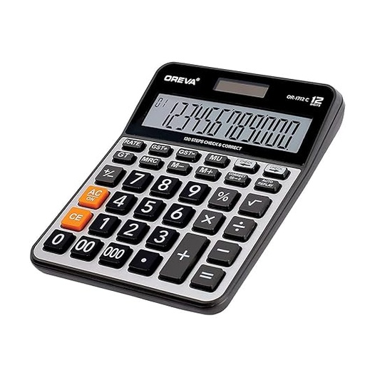 [P4468] Oreva GST Calculator OR-1912C Large Display 12 Digit (B10)