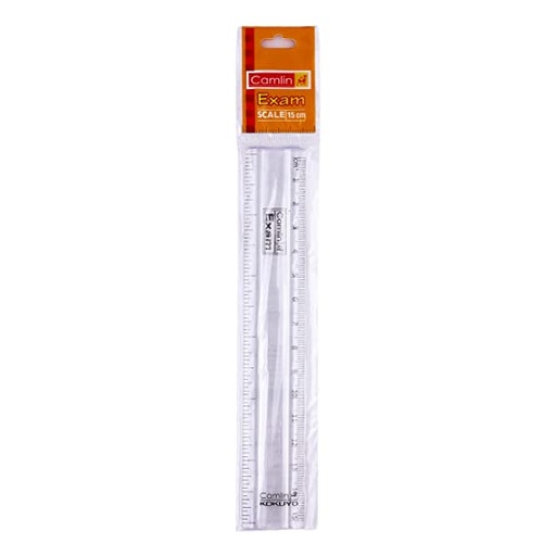 [P3450] Camlin Plastic Scale 15cm/6Inch-Pack Of 10 (B10)