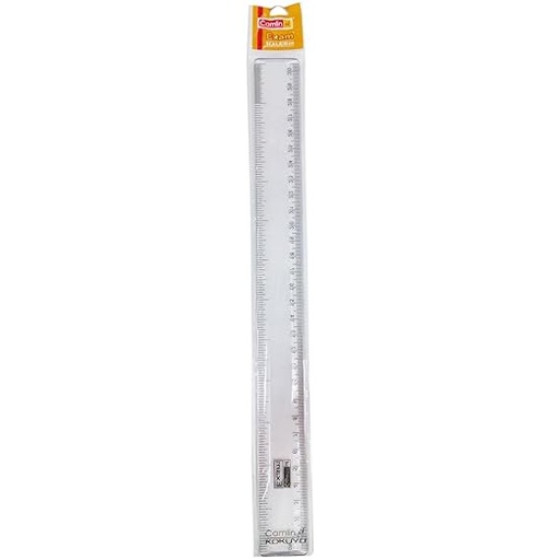 [P3452] Camlin Plastic Scale 30cm 12 Inch (B10)