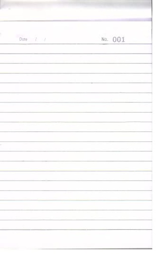 [P4552]  Triplicate Book (No.0) Pack Of 10